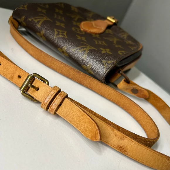 Louis Vuitton Monogram Mini Cartouchiere PM Crossbody Bag 874 SL - Picture 16 of 16